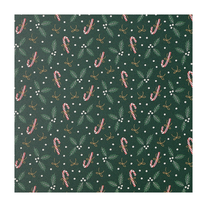 PatternPly® Full Coverage Candy Cane Holly