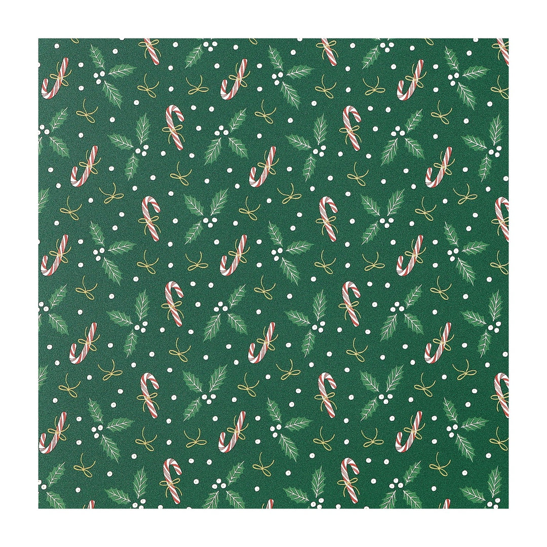 PatternPly® Transparent Candy Cane Holly