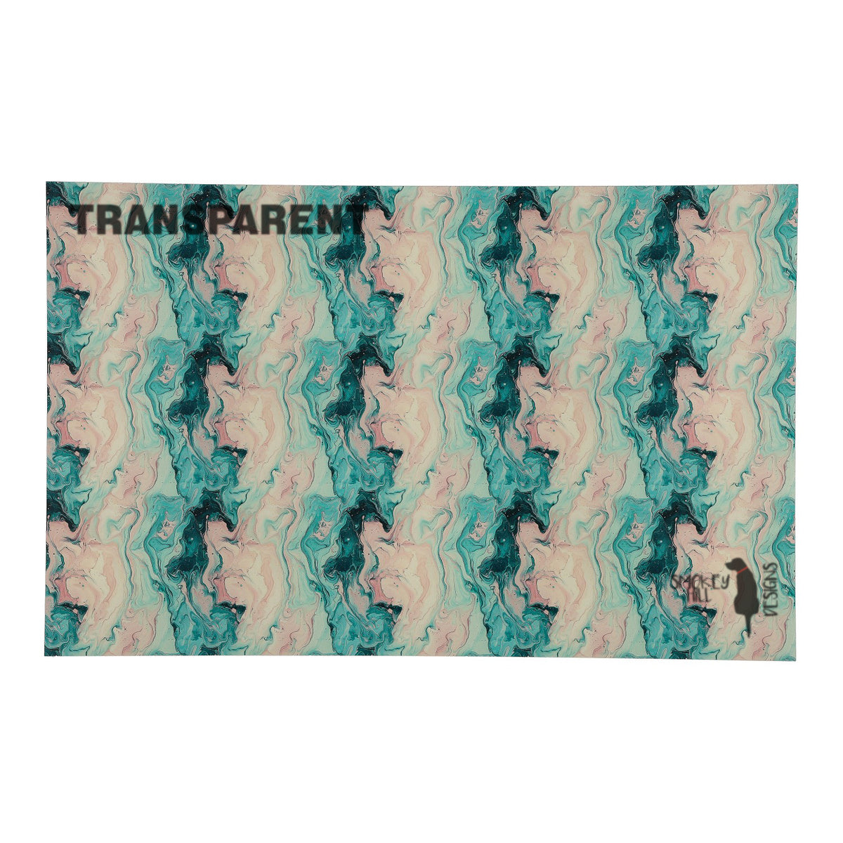 PatternPly® Transparent Candy Marbling sheet showing the pattern