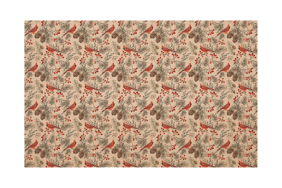 PatternPly® Naturals Cardinal And Pinecones product photo 2
