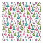 PatternPly® Scattered Cartoon Christmas Trees sheet showing the pattern