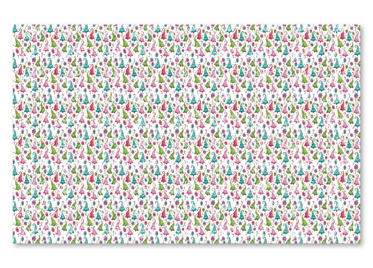 PatternPly® Scattered Cartoon Christmas Trees product photo 2