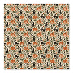 PatternPly® Transparent Cats And Pumpkin Vines sheet showing the pattern