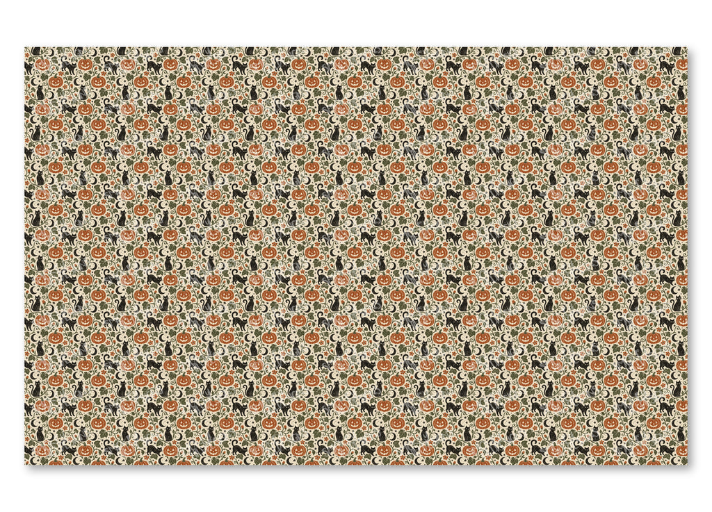 PatternPly® Full Coverage Cats and Pumpkin Vines product photo 2