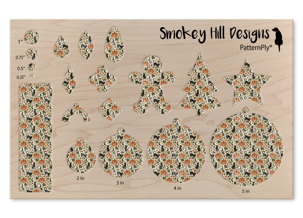 PatternPly® Transparent Cats And Pumpkin Vines product photo 3
