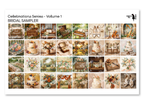 PatternPly® Transparent Celebrations Volume 1 Bridal Sampler: sampler sheet of small art scene designs