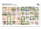 PatternPly® Full Coverage Celebrations Volume 2 Bridal Sampler: sampler sheet of small art scene designs