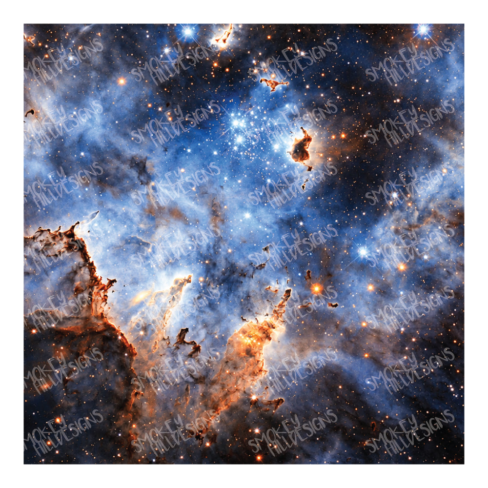 PatternPly® Full Coverage Celestial Seas sheet showing the pattern