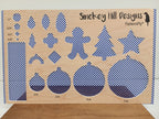 PatternPly® Scattered Micro Checkerboard BLUE product photo 2