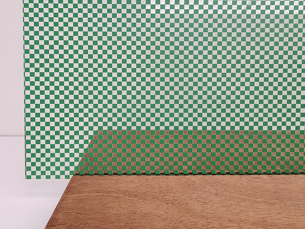 PatternPly® Scattered Micro Checkerboard GREEN sheet showing the pattern