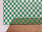 PatternPly® Scattered Micro Checkerboard GREEN sheet showing the pattern