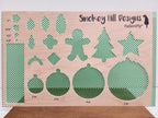 PatternPly® Scattered Micro Checkerboard GREEN product photo 2