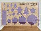 PatternPly® Scattered Micro Checkerboard PURPLE product photo 2