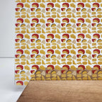 PatternPly® Scattered Assorted Cheese sheet showing the pattern