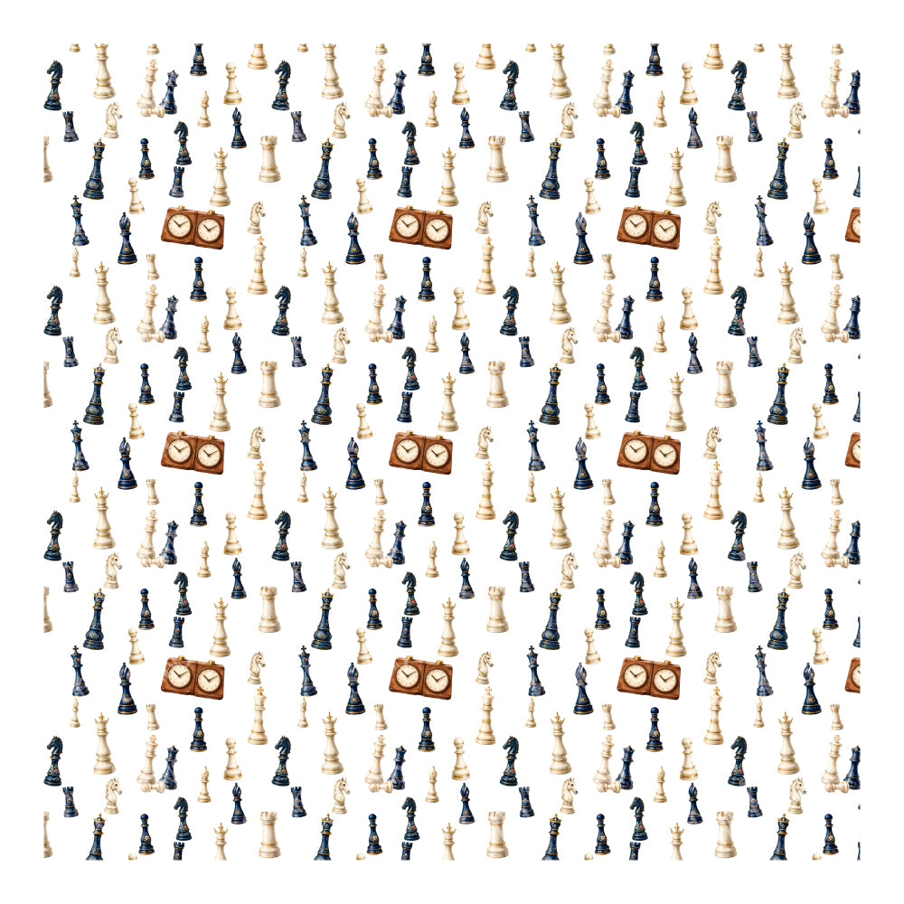 PatternPly® Scattered Chess Pieces