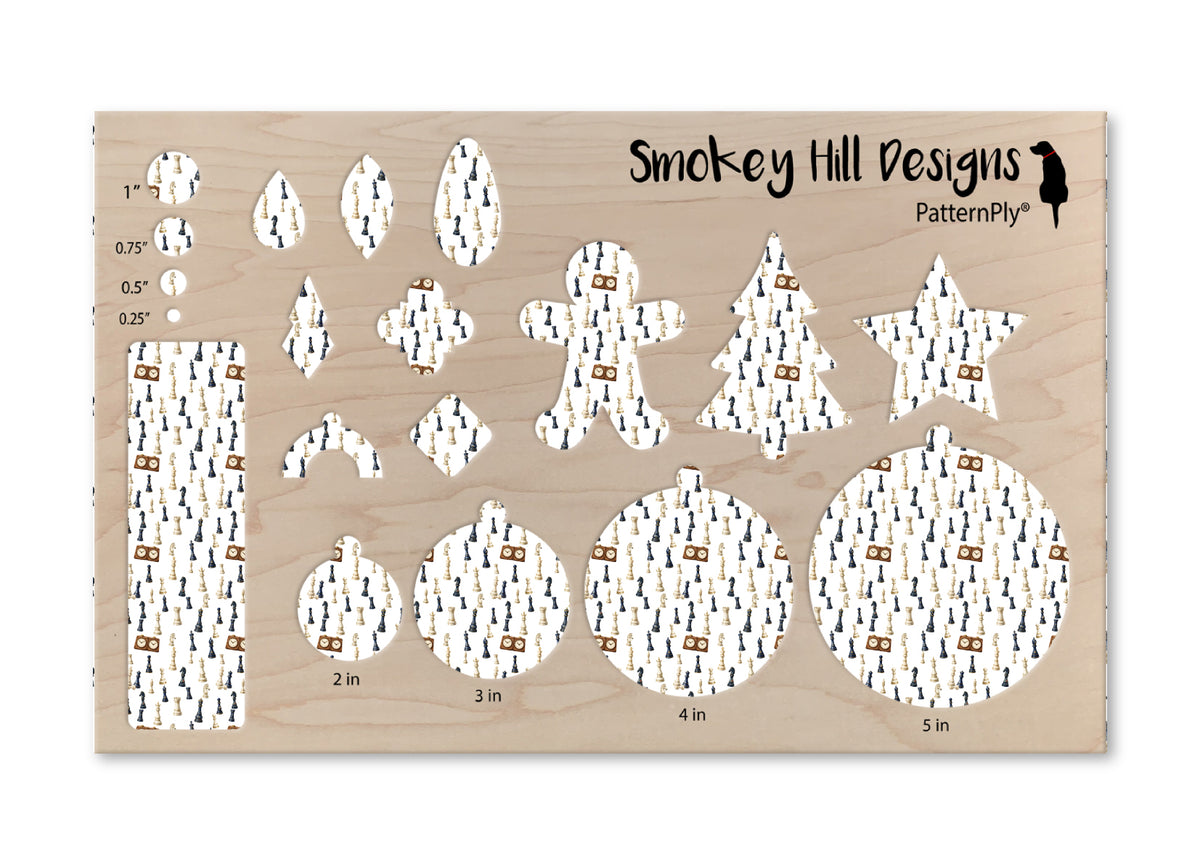 PatternPly® Scattered Chess Pieces