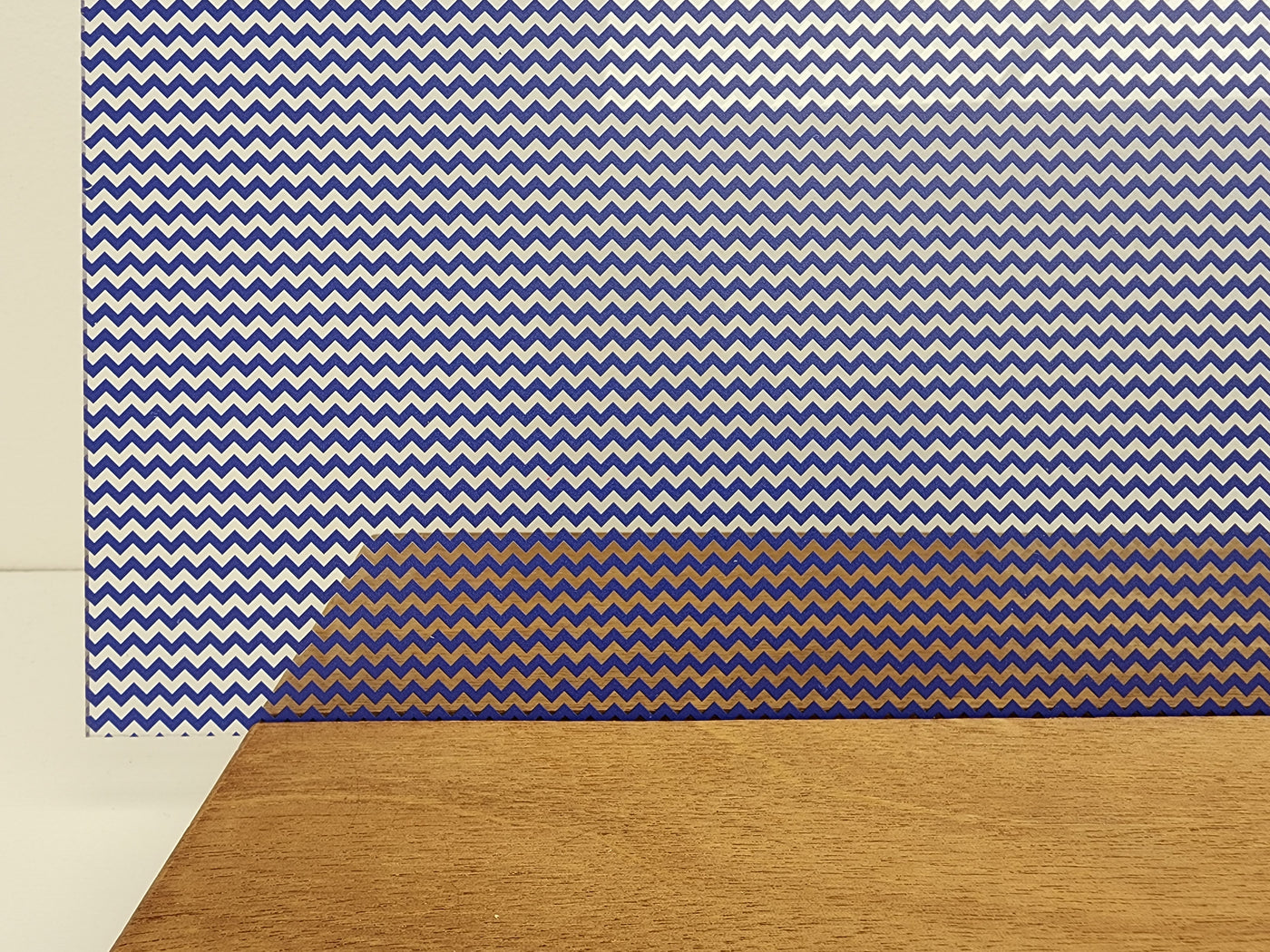 PatternPly® Scattered Micro School Chevron BLUE