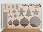 PatternPly® Scattered Micro School Chevron BROWN product photo 2