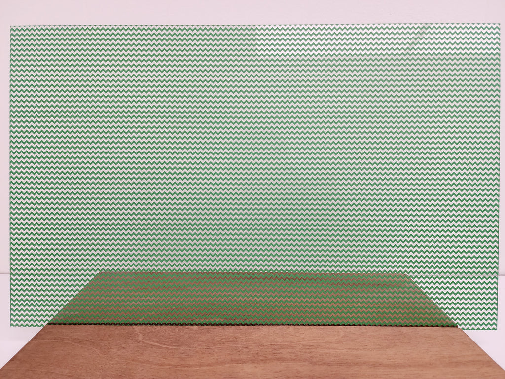 PatternPly® Scattered Micro School Chevron GREEN product photo 3