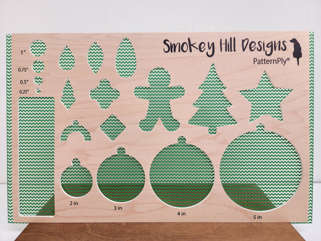 PatternPly® Scattered Micro School Chevron GREEN product photo 2