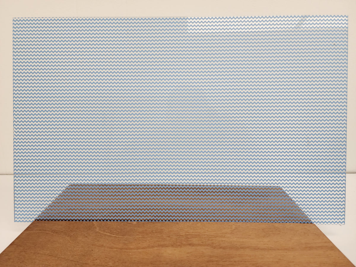 PatternPly® Scattered Micro School Chevron LIGHT BLUE product photo 3
