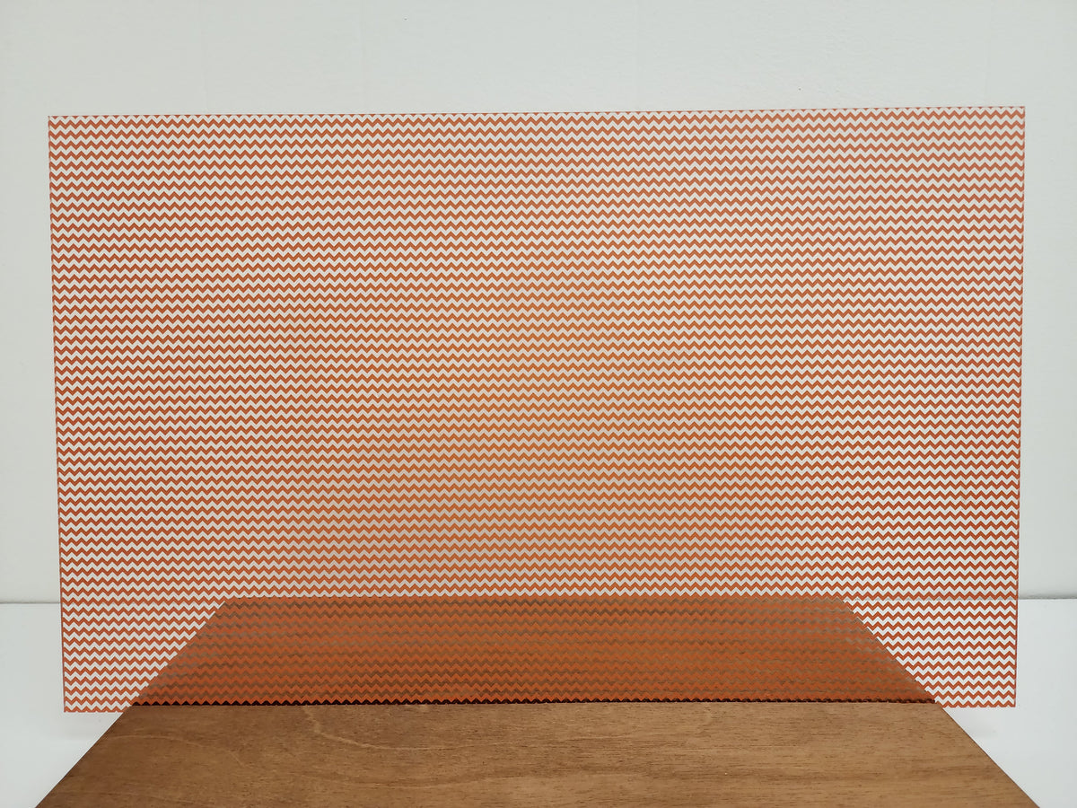 PatternPly® Scattered Micro School Chevron ORANGE product photo 3