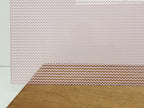 PatternPly® Scattered Micro School Chevron LIGHT PINK sheet showing the pattern