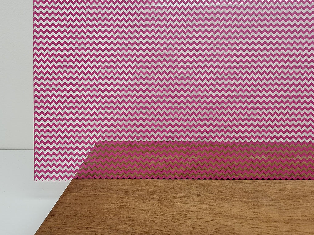 PatternPly® Scattered Micro School Chevron PINK sheet showing the pattern