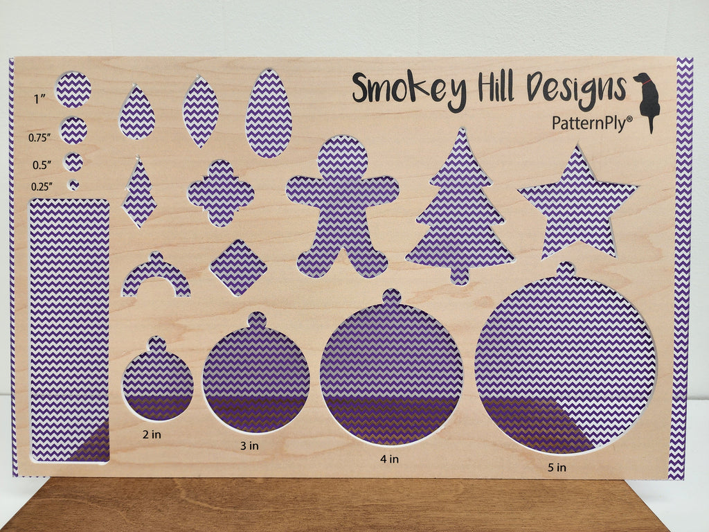 PatternPly® Scattered Micro School Chevron PURPLE product photo 2
