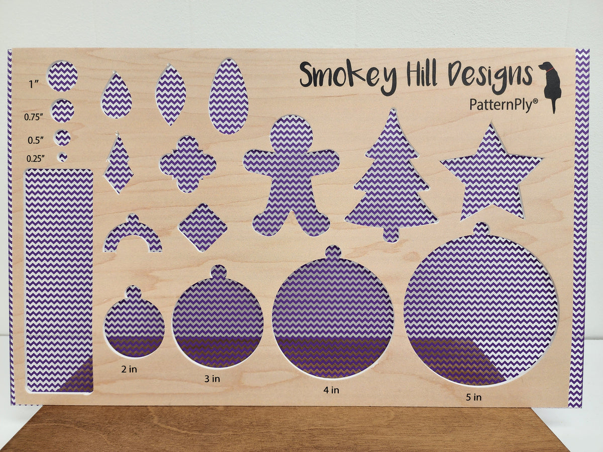 PatternPly® Scattered Micro School Chevron PURPLE product photo 2