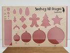 PatternPly® Scattered Micro School Chevron RED product photo 2