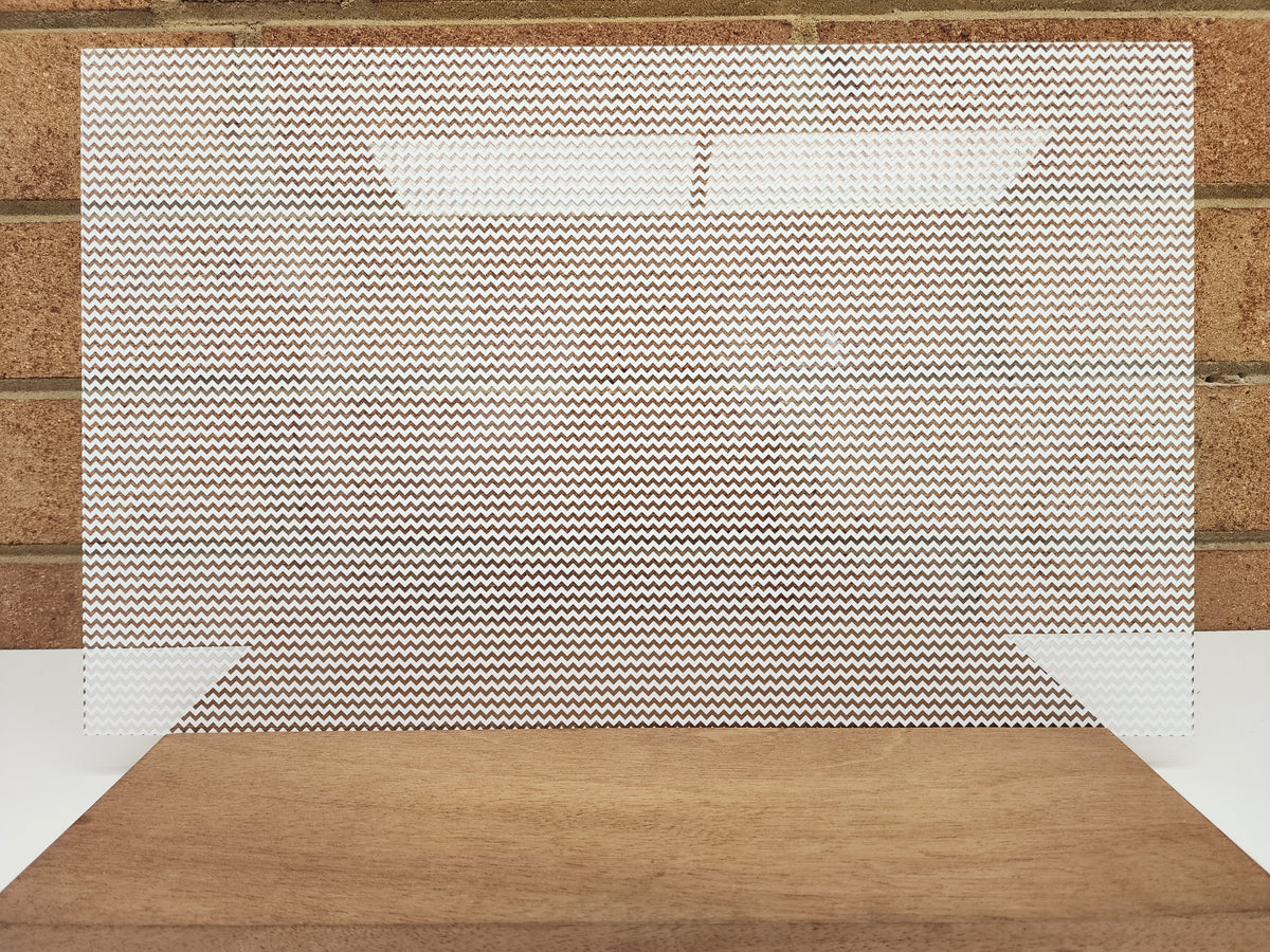PatternPly® Scattered Micro School Chevron WHITE product photo 3