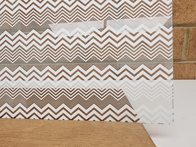 PatternPly® Scattered Chevron WHITE