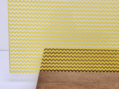 PatternPly® Scattered Micro School Chevron YELLOW