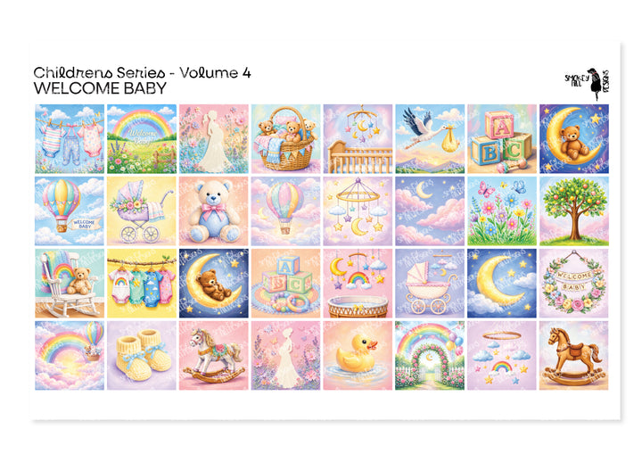 PatternPly® Transparent Children's Series Volume 4 Welcome Baby Sampler
