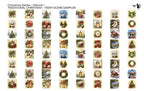 PatternPly® Transparent Christmas Series Volume 1 Traditional Christmas Teeny Sampler: sampler sheet of small art scene…