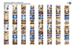PatternPly® Transparent Christmas Series Volume 10 Bible Scenes Teeny Sampler: sampler sheet of small art scene designs
