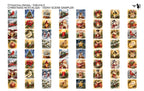 PatternPly® Full Coverage Christmas Series Volume 5 Christmas Nostalgia Teeny Sampler: sampler sheet of small art scene…