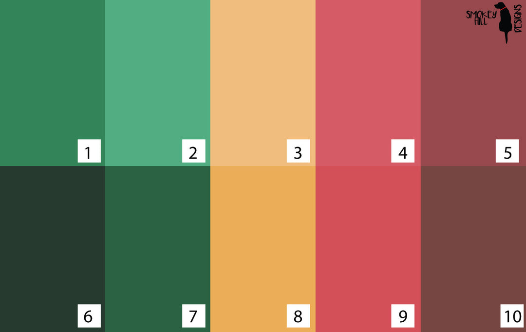 Glitter Lab™ Transparent Volume 1 Christmas Color Palette Sampler