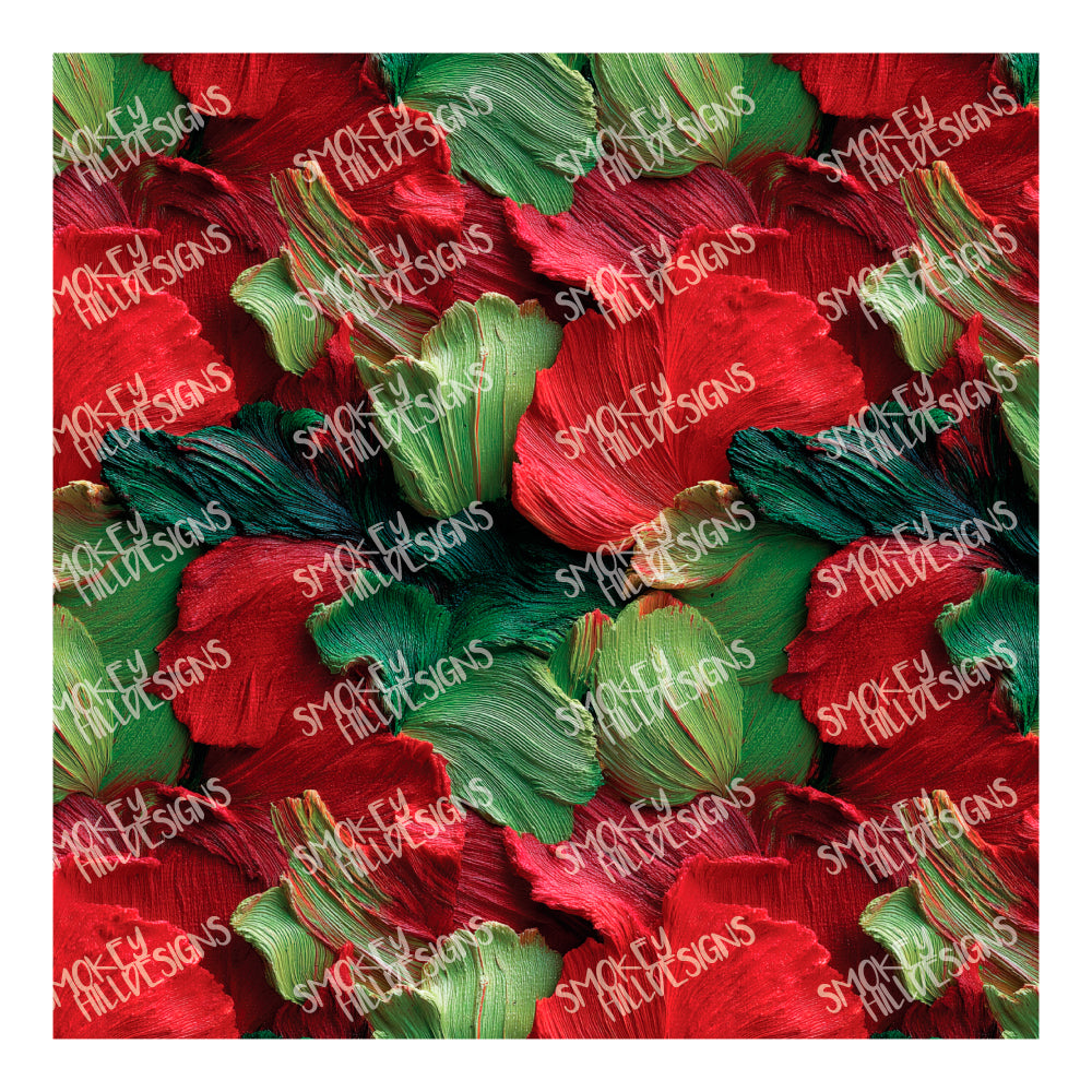 PatternPly® Full Coverage Christmas Brushstrokes