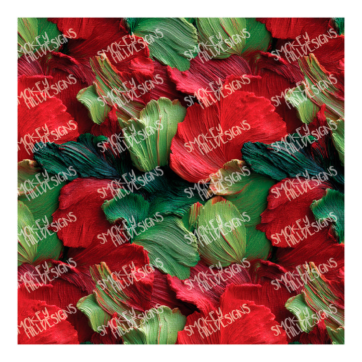 PatternPly® Full Coverage Christmas Brushstrokes