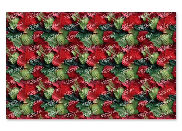 PatternPly® Full Coverage Christmas Brushstrokes