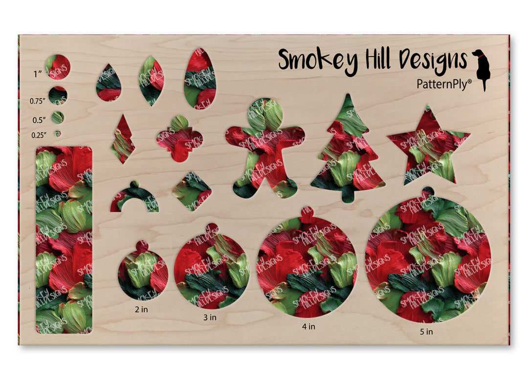 PatternPly® Full Coverage Christmas Brushstrokes