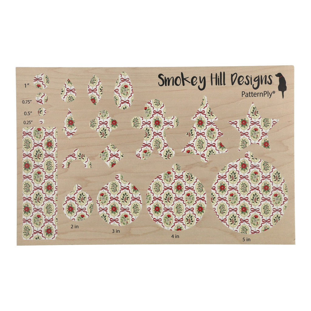 PatternPly® Full Coverage Christmas Cameo Bows product photo 3