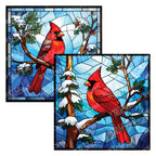 PatternPly® Transparent Christmas Cardinal sheet showing the pattern