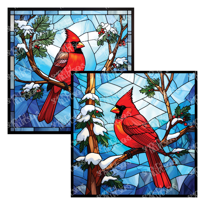 PatternPly® Transparent Christmas Cardinal