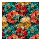 PatternPly® Transparent Christmas Garden sheet showing the pattern