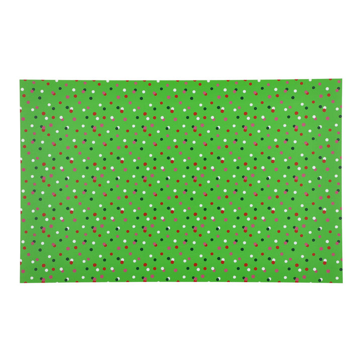 PatternPly® Full Coverage Christmas Green Confetti Sprinkles