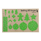 PatternPly® Full Coverage Christmas Green Confetti Sprinkles product photo 3