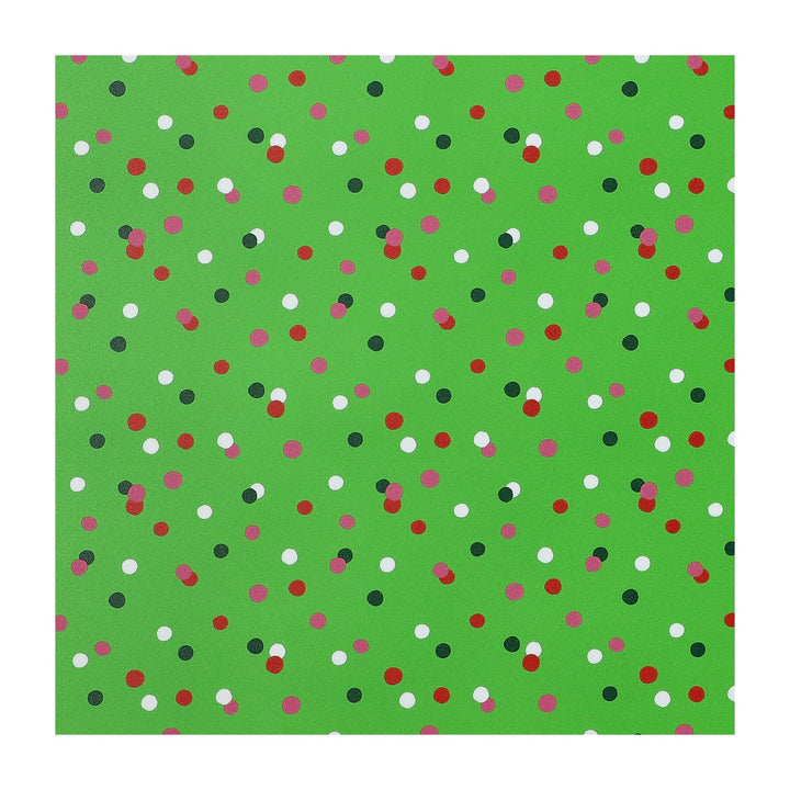 PatternPly® Full Coverage Christmas Green Confetti Sprinkles